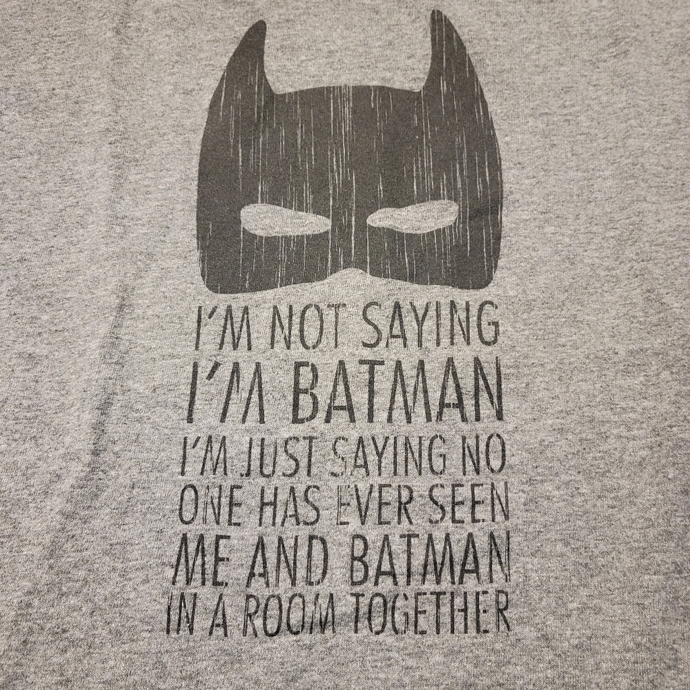 Batman t-shirt medium Grey